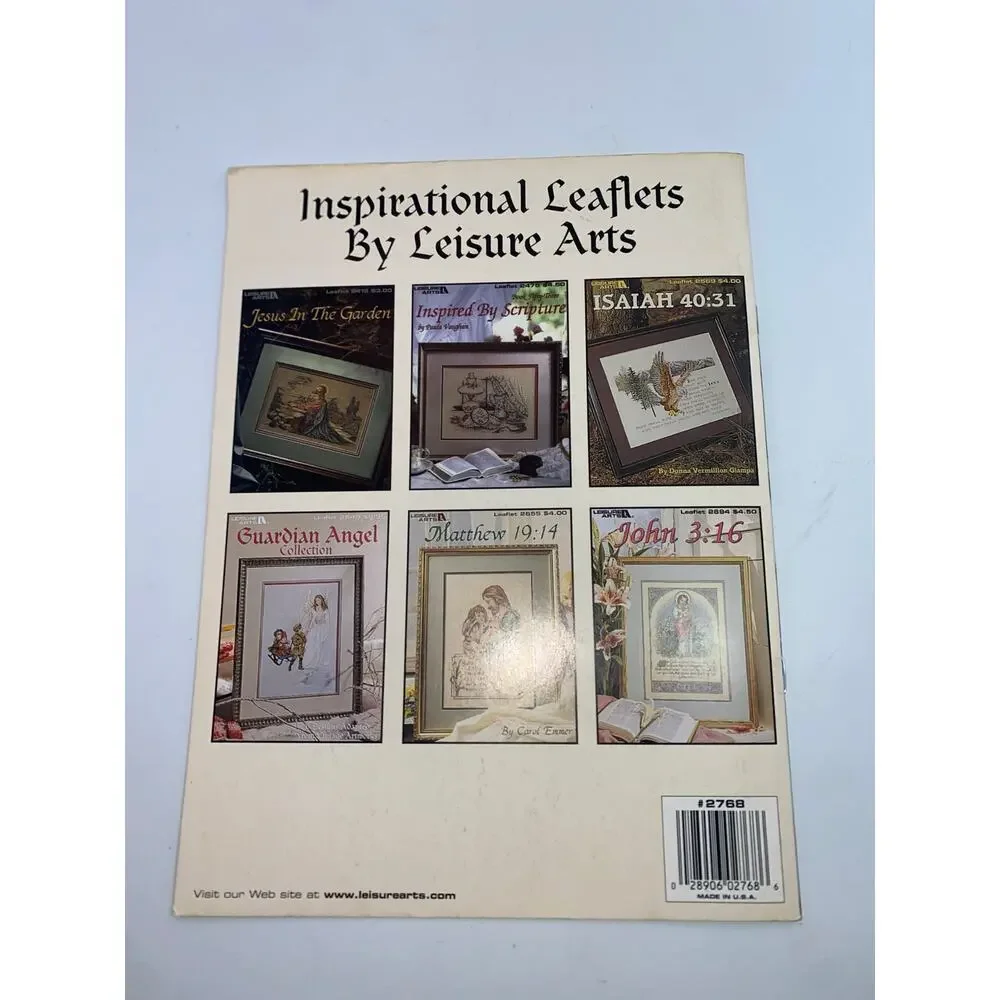 The Last Supper Cross Stitch Pattern Leisure Arts Leaflet 2768 Leonardo da Vinci